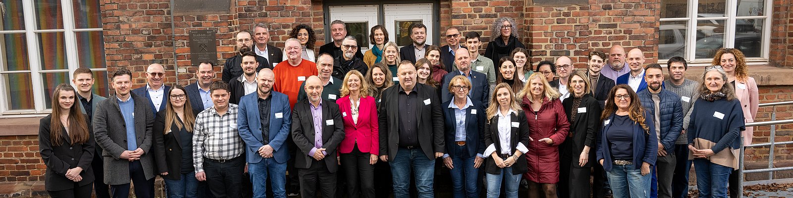 Gruppenfoto von einem Netzwerkpartnertreffen