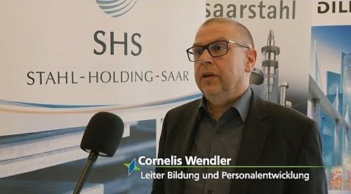 Vorschaubild zum Interview mit der SHS Stahl-Holding Saar auf YouTube